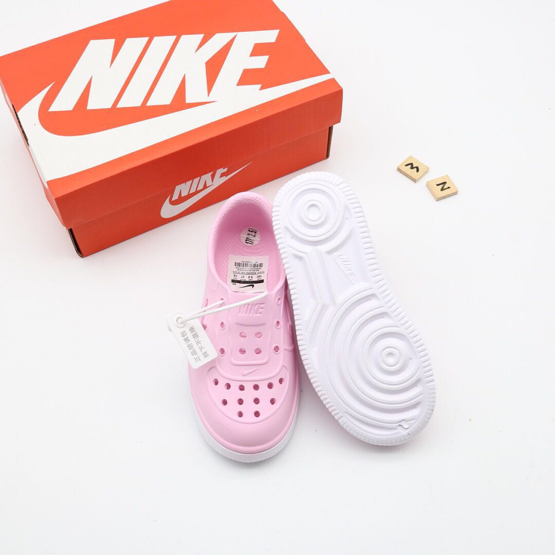 Nike Air Force Hole Shoes Beach Sandals" Pink"