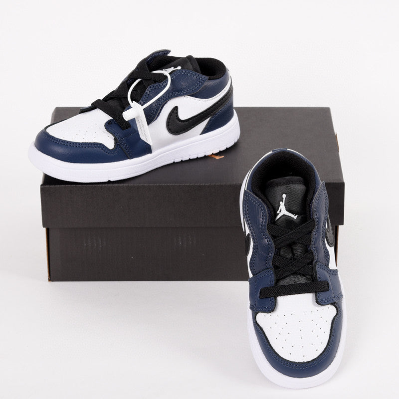 Jordan low top elastic band" white, Navy"