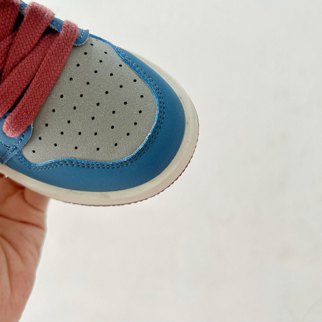 Joe 1 co-branded mid-cut children's shoes" blue"