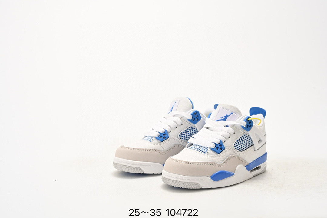 Joe 4 air cushion high quality children's shoes " white , sky blue"