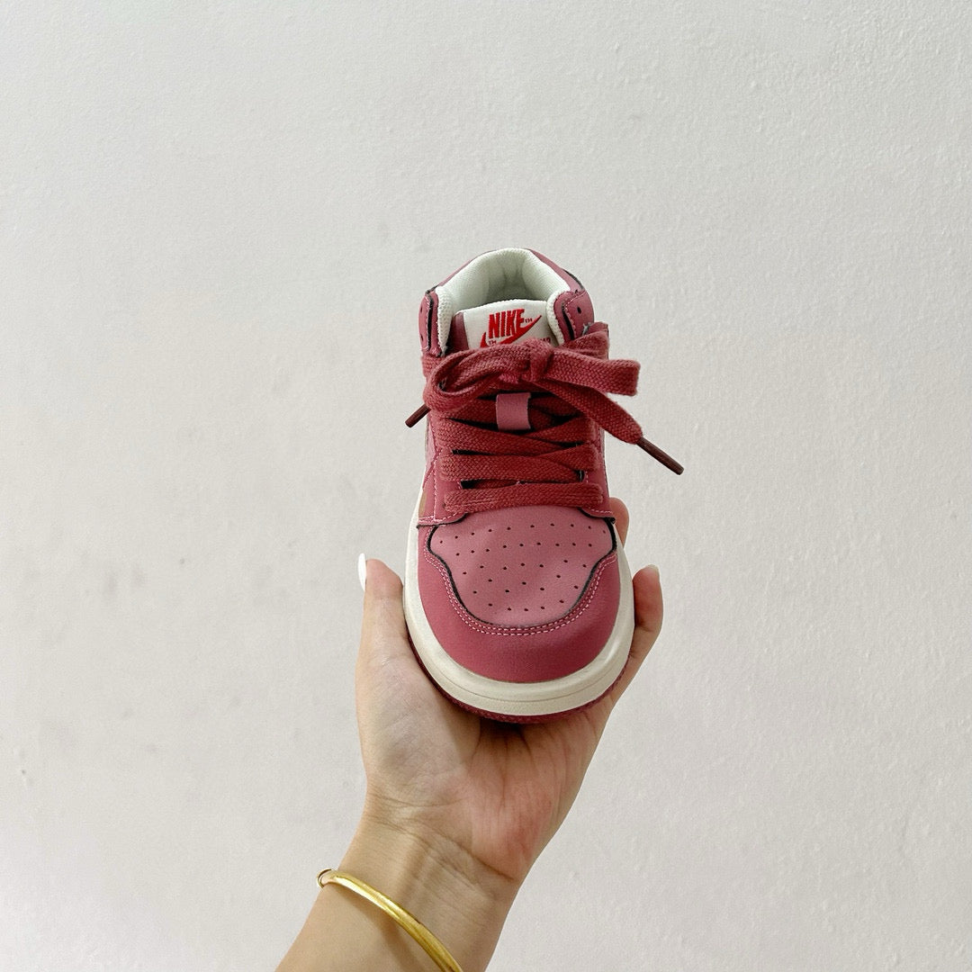 Joe 1 co-branded mid-cut children's " pink"