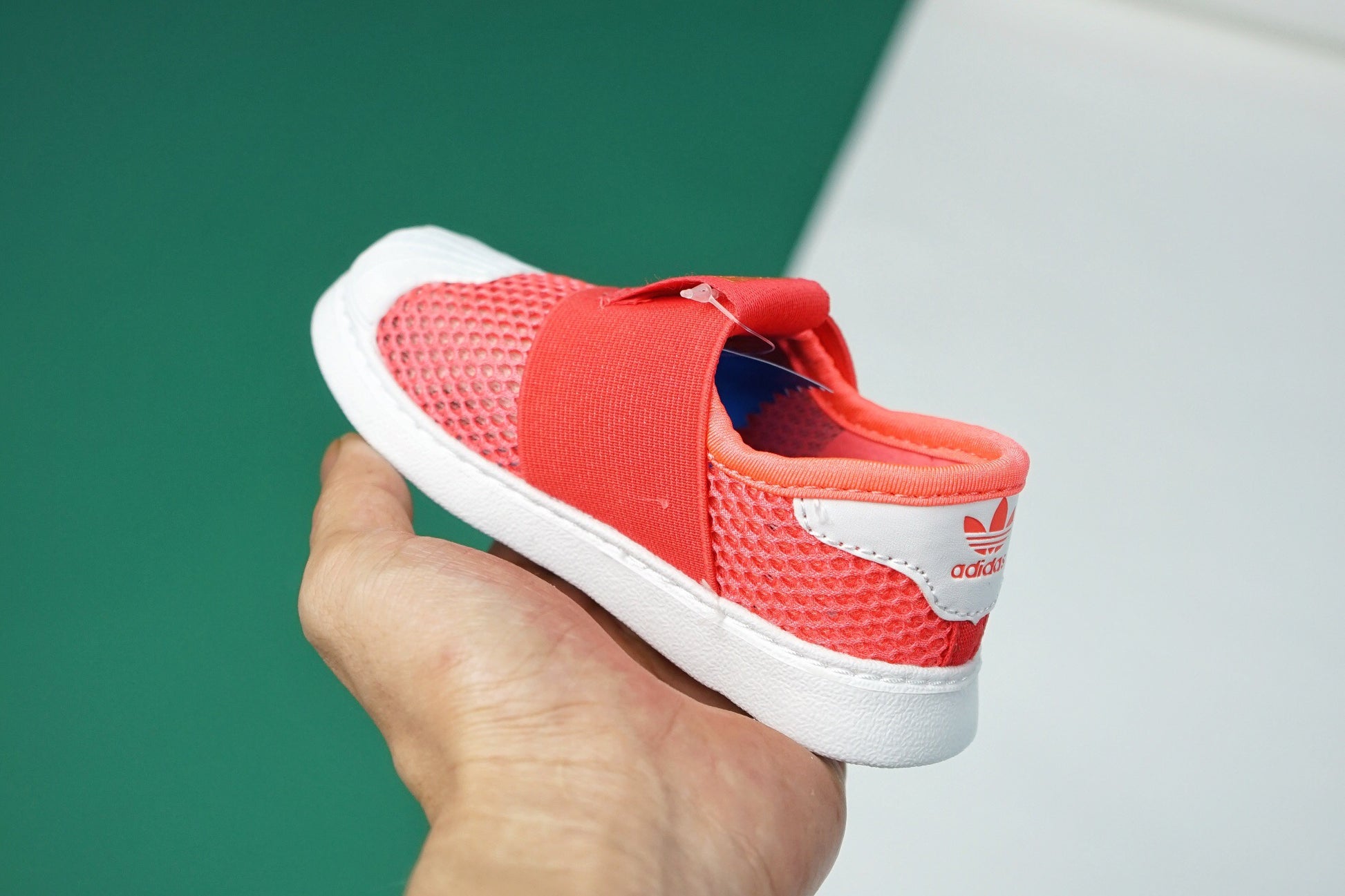 AD one-step soft shell mesh bandage shoes" orange-red or coral"