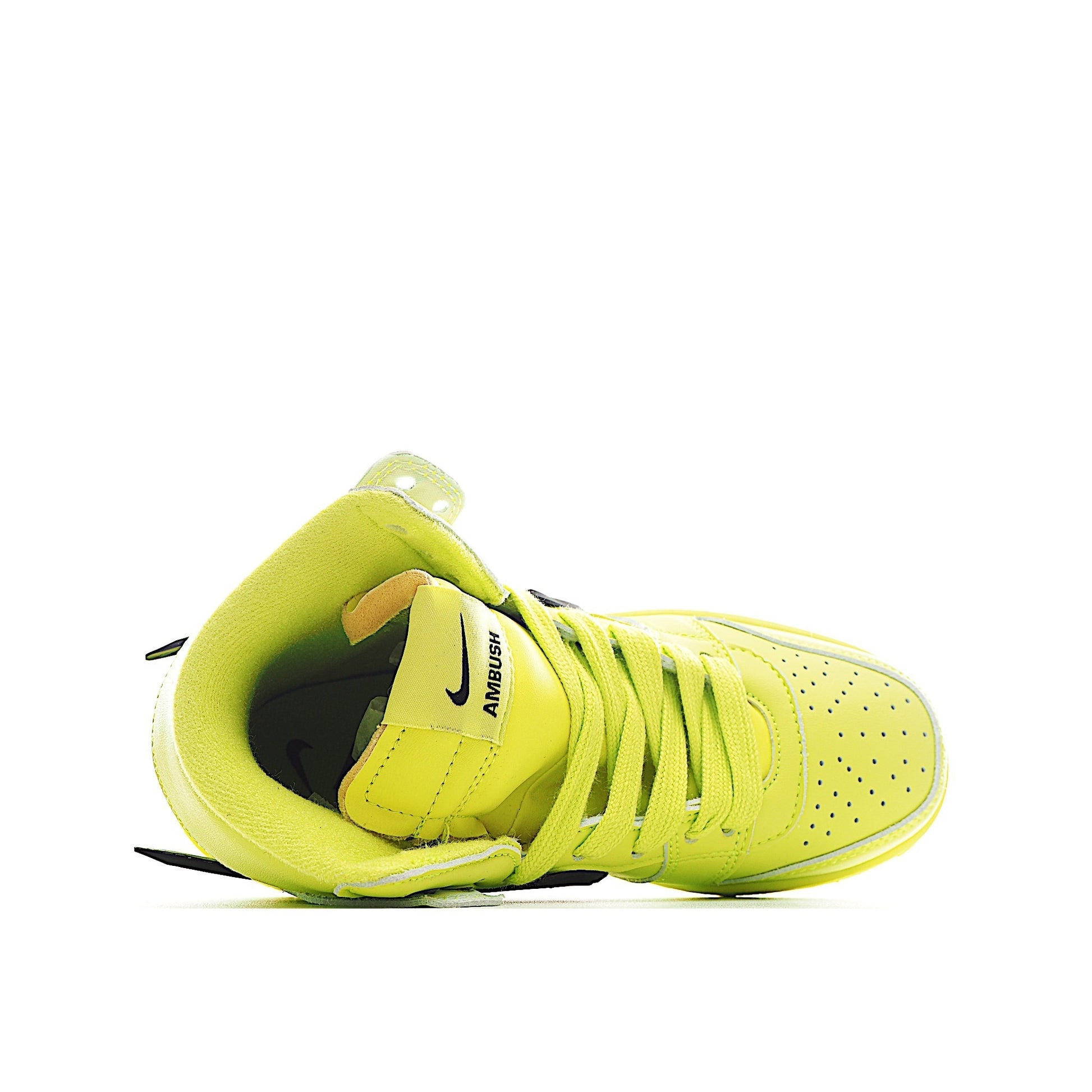 Nike Dunk High Top Swoosh " Yellow"