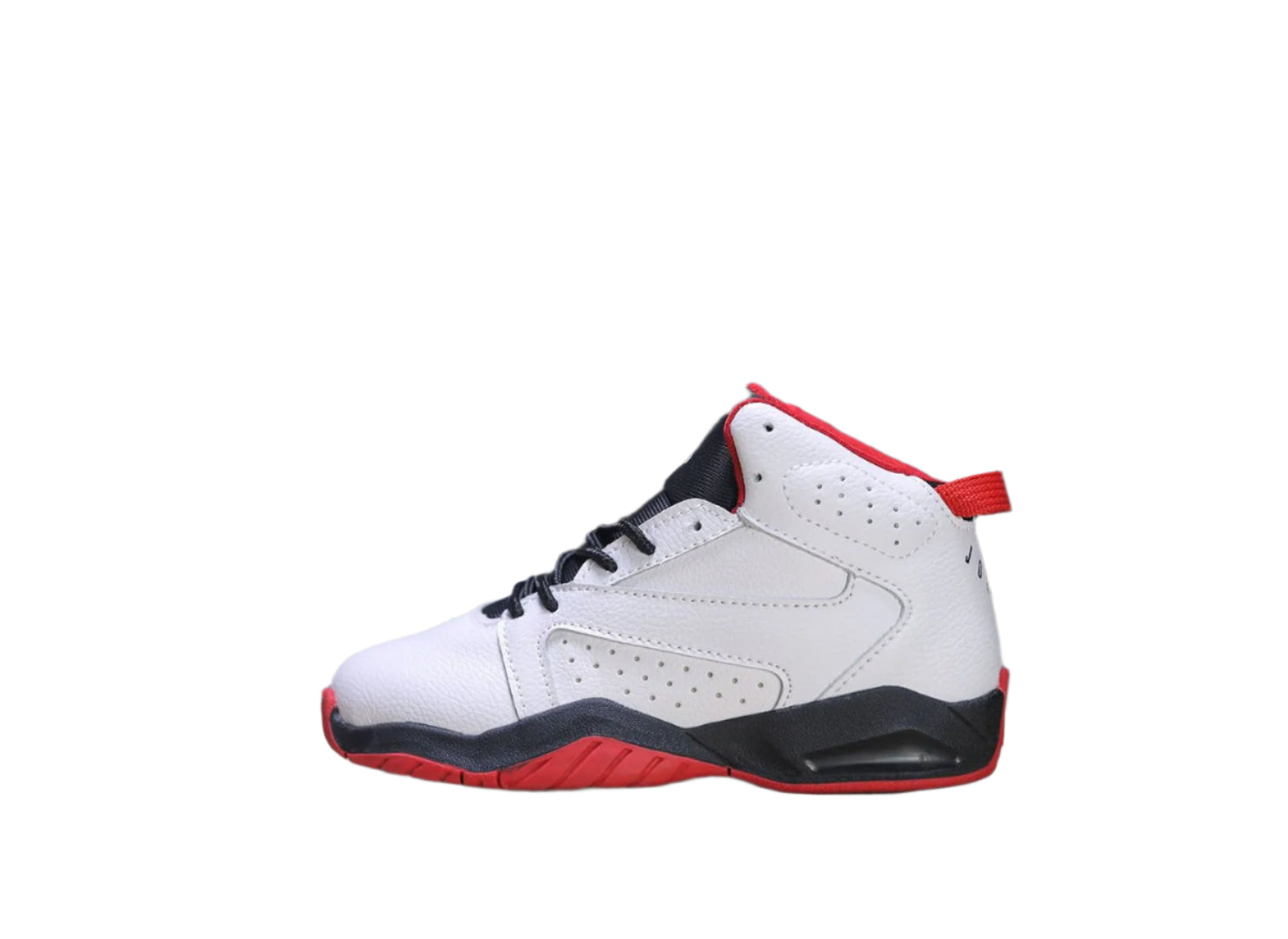 AJ6 children's shoes simple version" black, white, red"