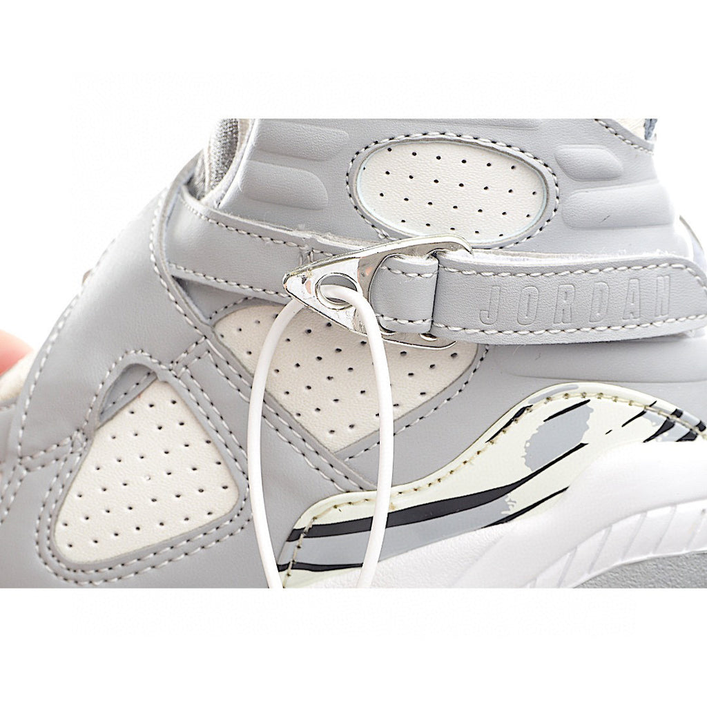 Joe 8 children's shoes sports shoes AJ-8 basketball shoes" cream, light gray"