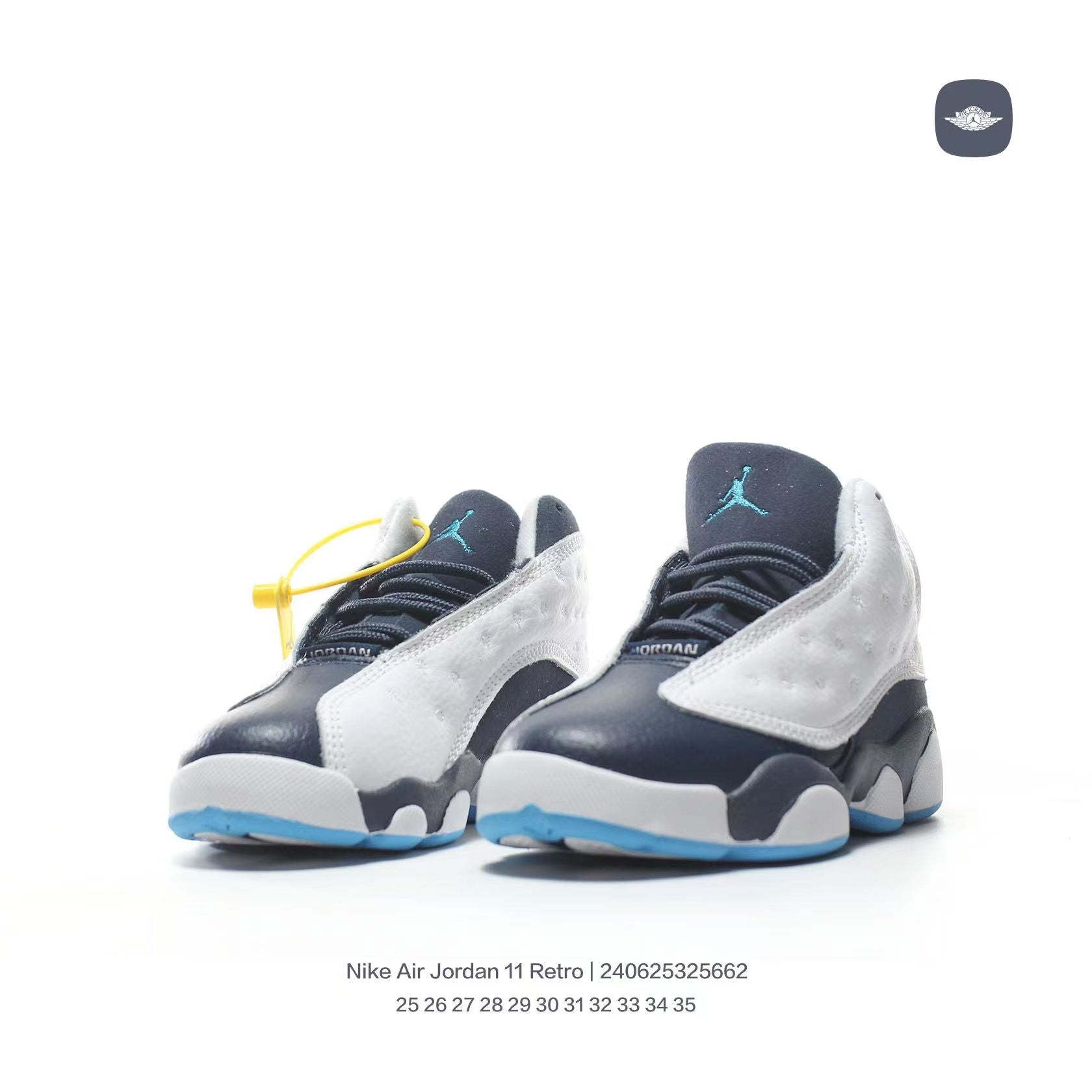 Joe13 " white, Navy"