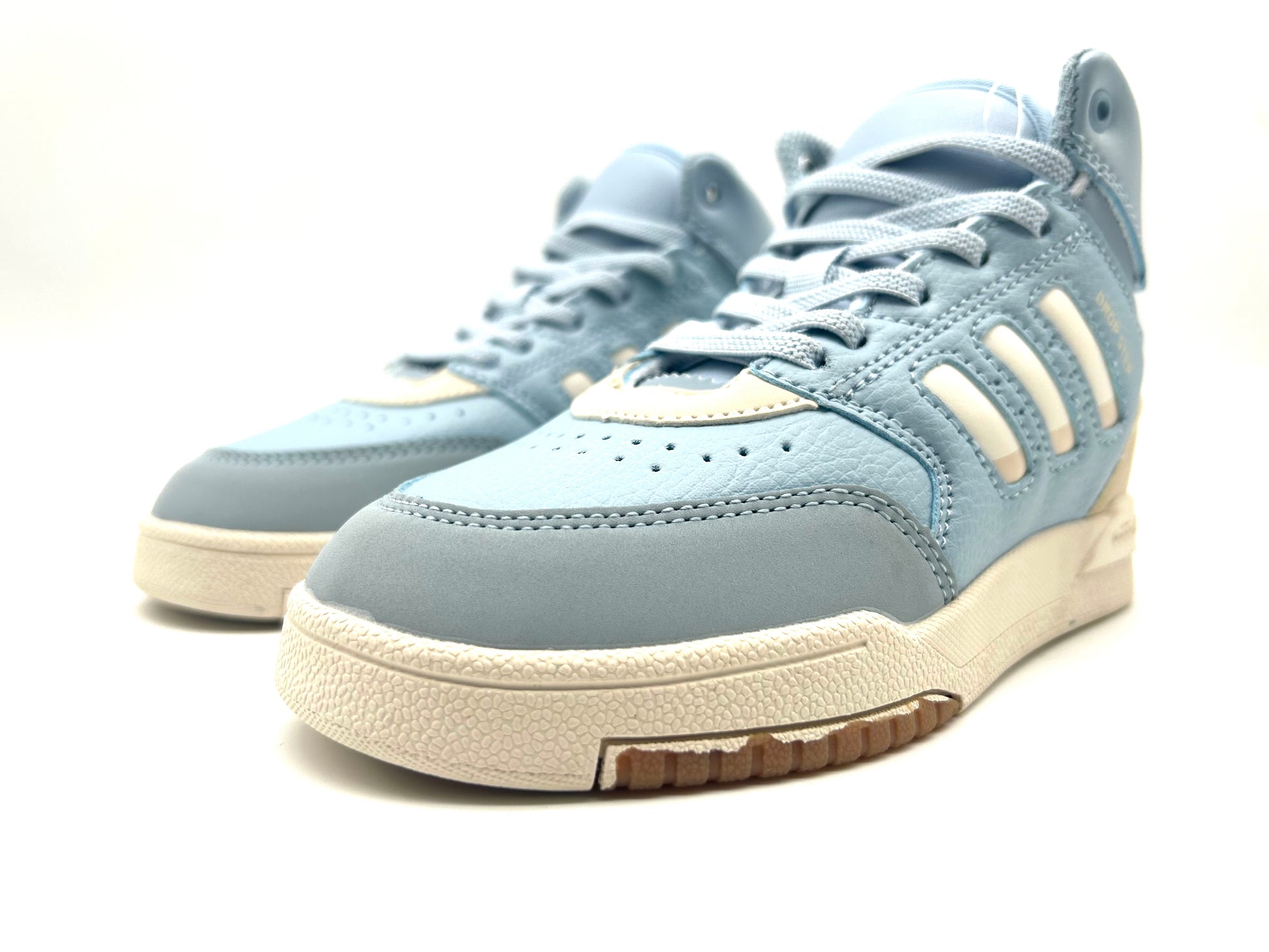 Adidas Trefoil Retro Basketball Shoes" sky blue"