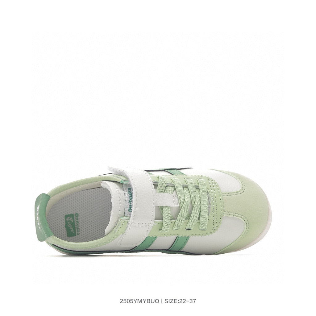 Asics shoes " white,& green"