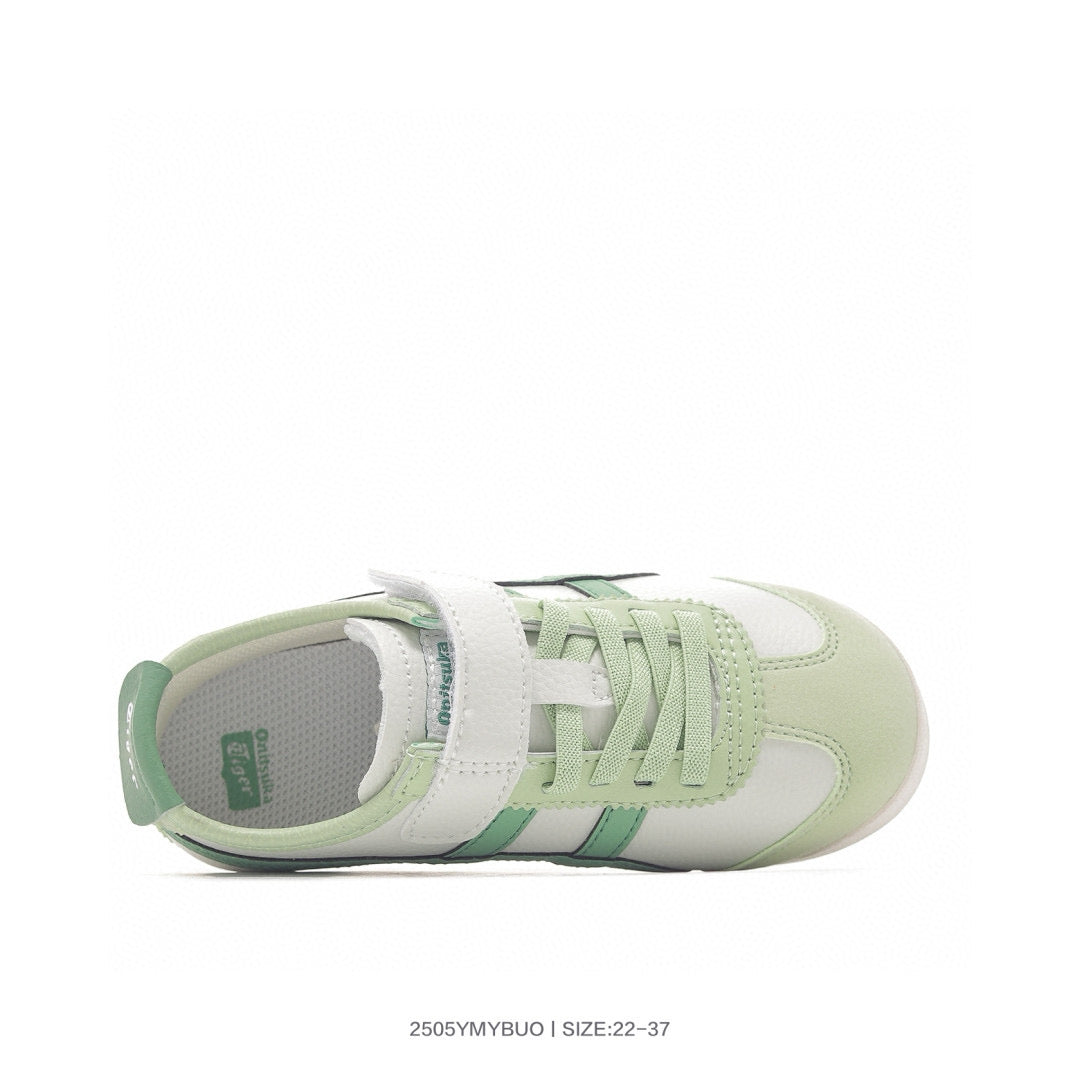 Asics shoes " white,& green"