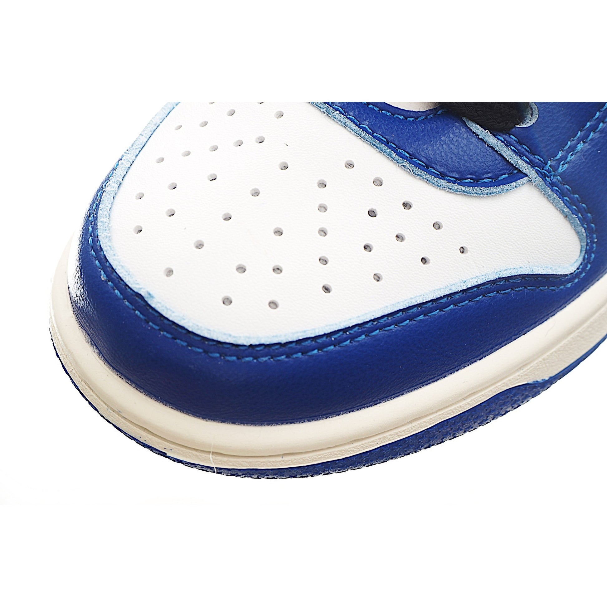 Nike Dunk High Top Swoosh " white, blue"