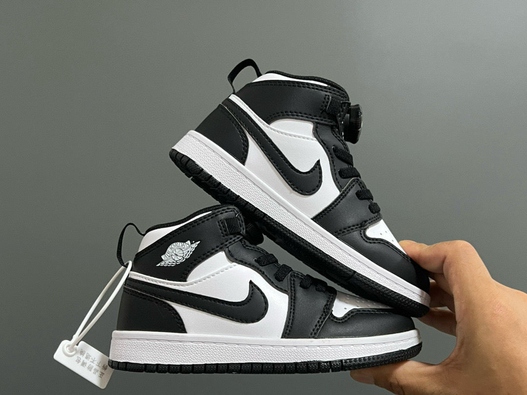 Joe 1 Zhongbang lock children's sports shoes" white, black"