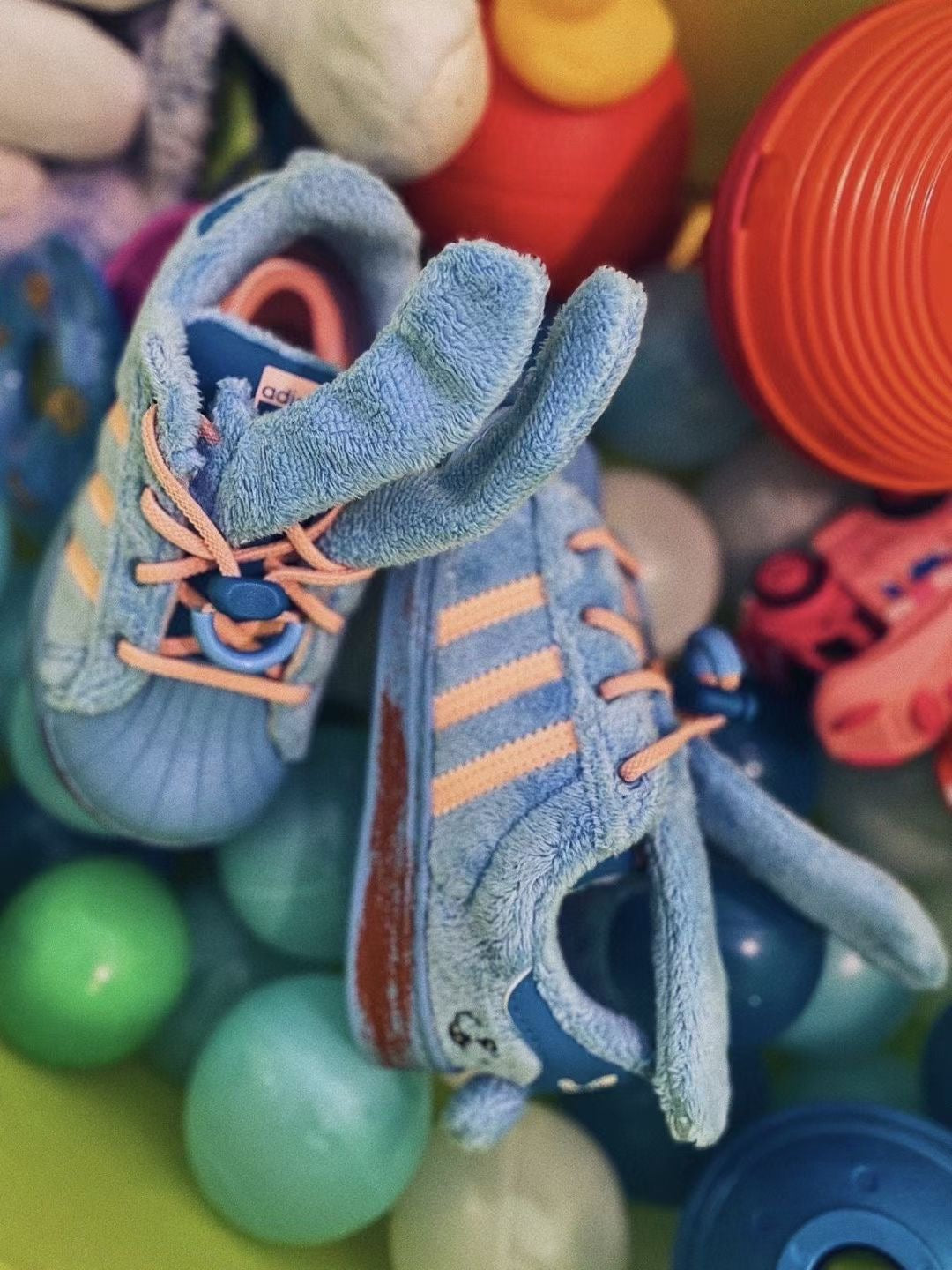 Adidas Shell Toe Joint Blue Rabbit & Carrot" blue"