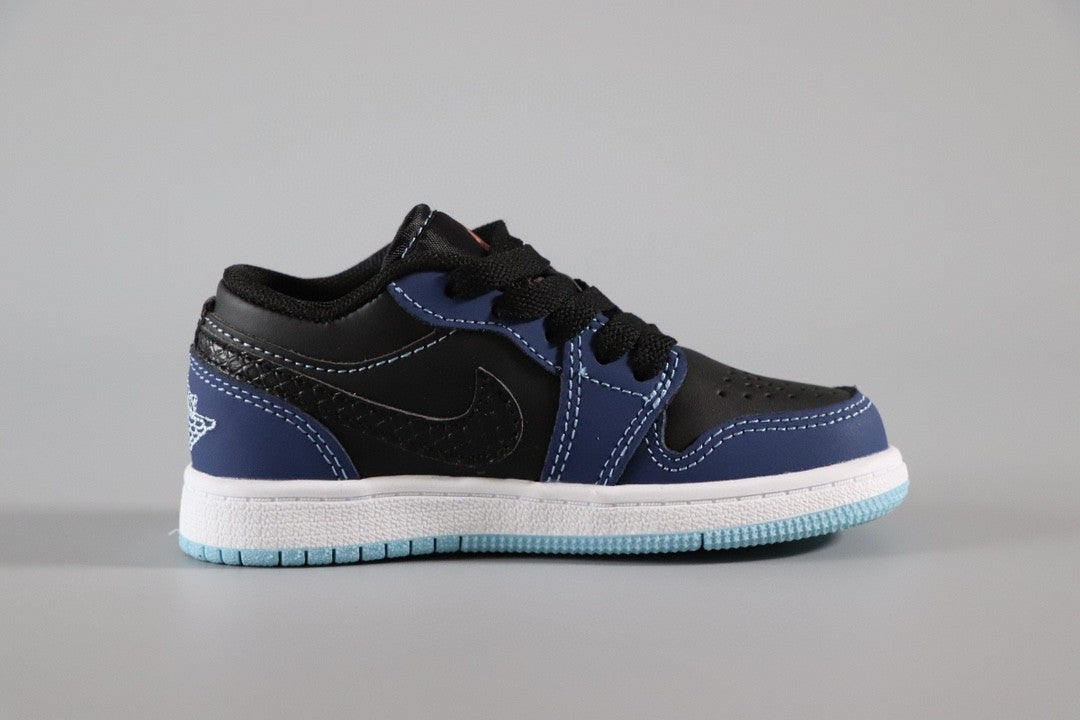 Jordan 1 Classic Kids Shoes" black, navy"
