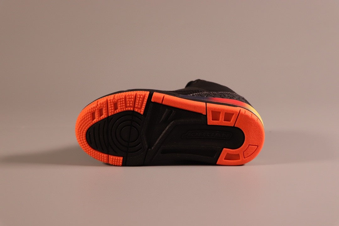 Jordan AJ3 children's shoes" black, orange"