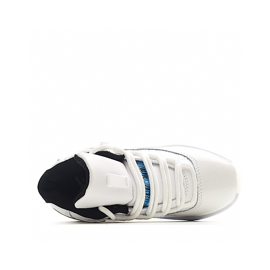 The classic AJ11 is back, mid-top" white"