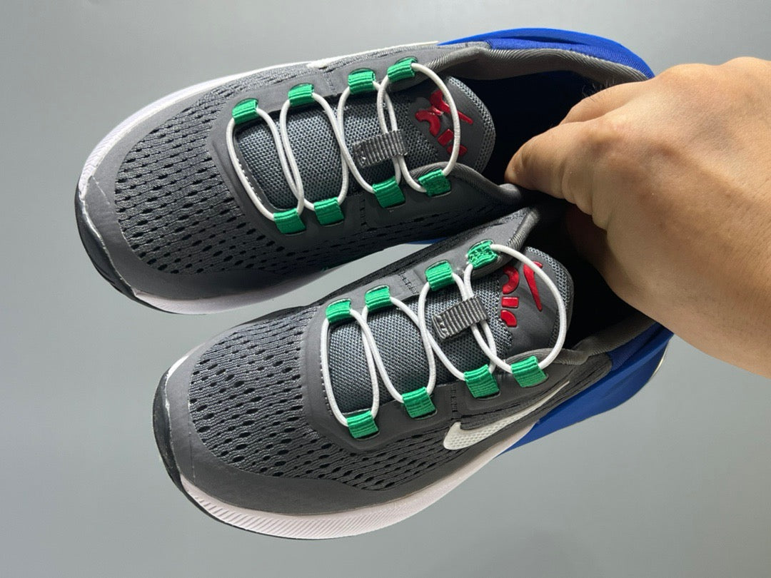 Nike 270 third generation elastic band air cushion children's shoes" gray, blue"