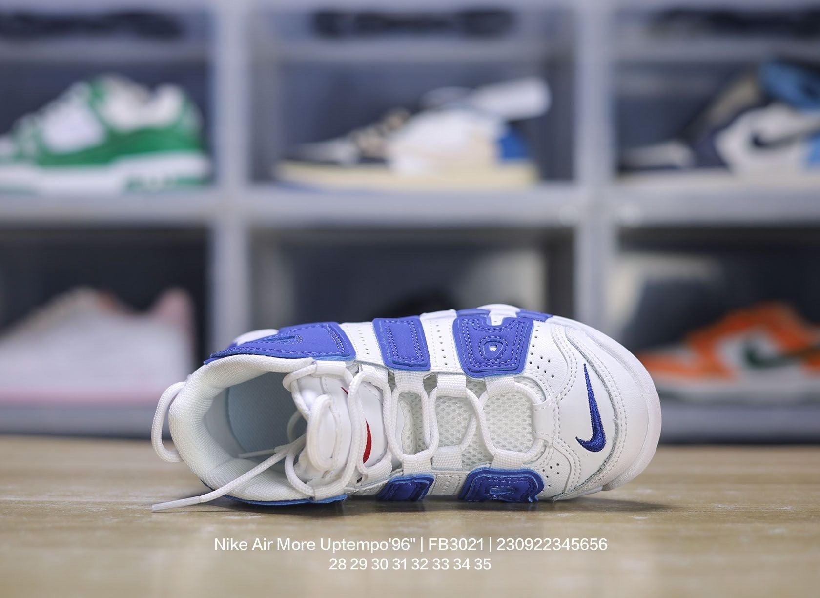Nike Pippen Air Cushion" white, blue"