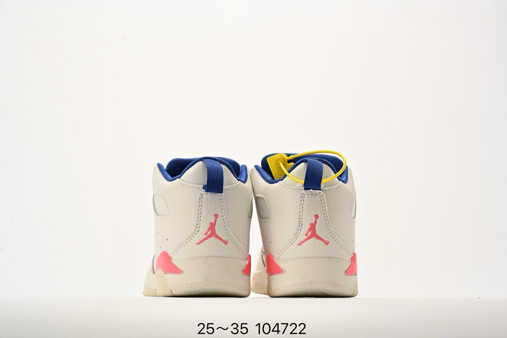 Jordan Fltclb91 series basketball shoes" white, blue, pink"