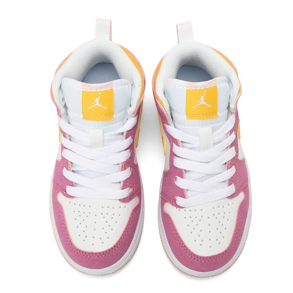 AJ-112" white, pink"