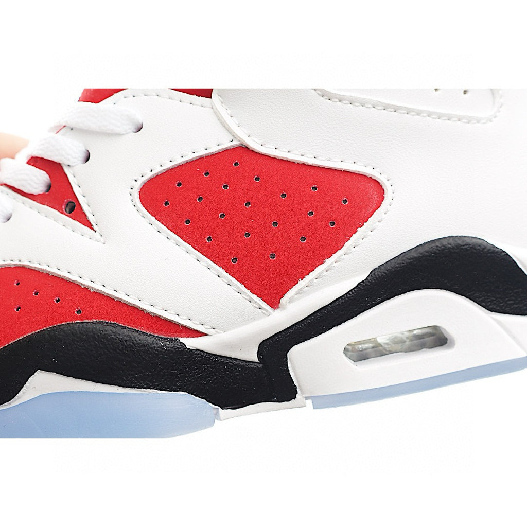 Joe 6 Air Cushion Basketball Shoes for Kids" white, red"