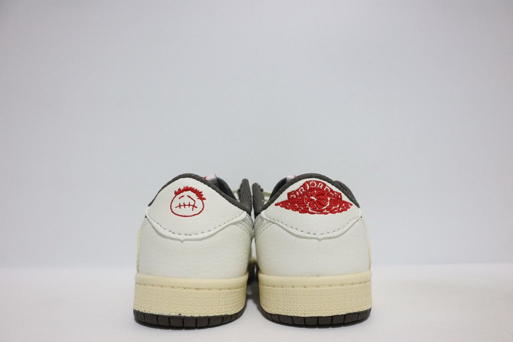 Jordan low-top hook series" white, cream, dark olive green"