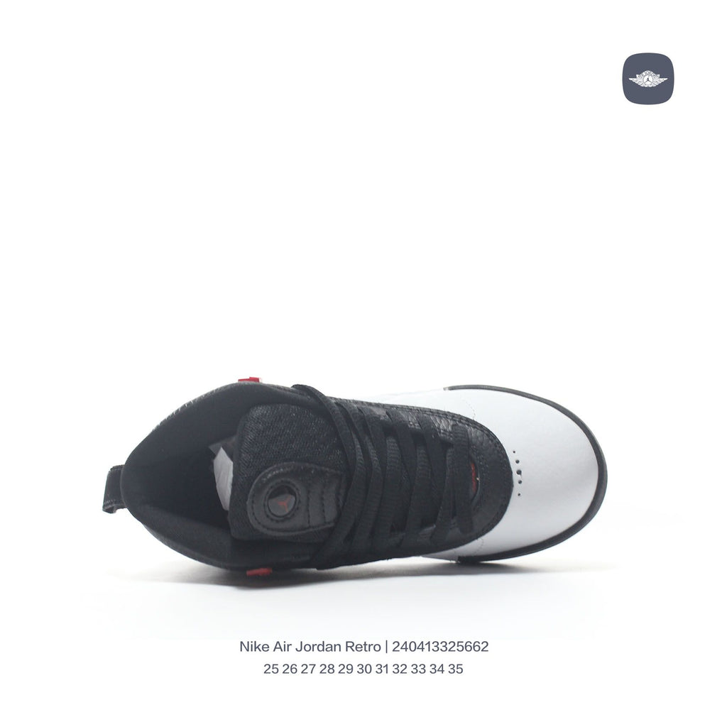 Jordan Retro-combat basketball shoes " black, white"