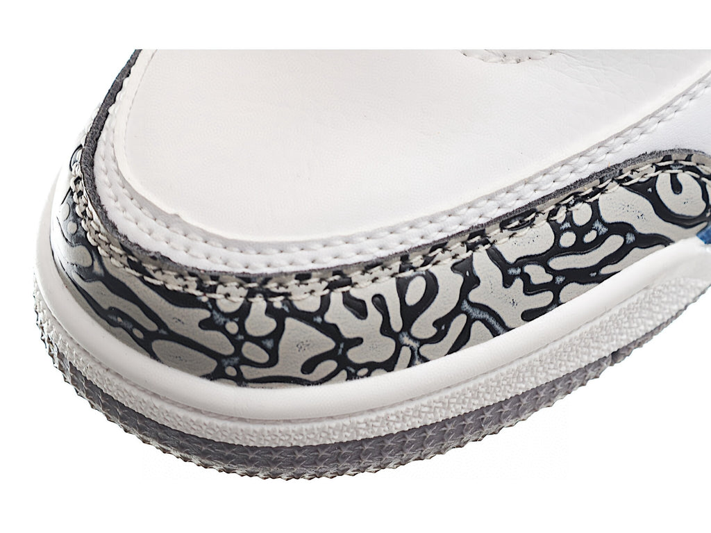 Joe 3 air cushion bottom children's shoes" white, blue"