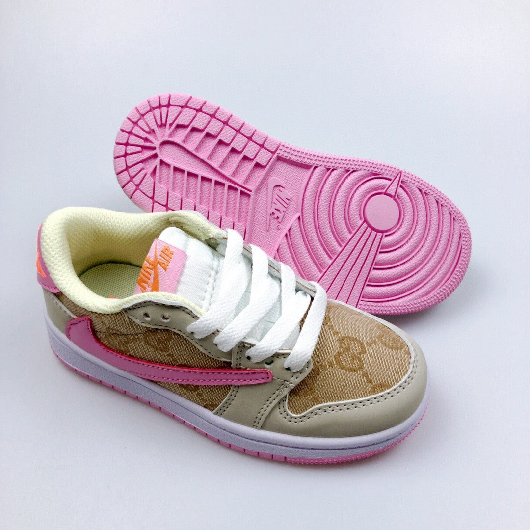 Jordan low-top reverse hook black warrior" beige, pink"