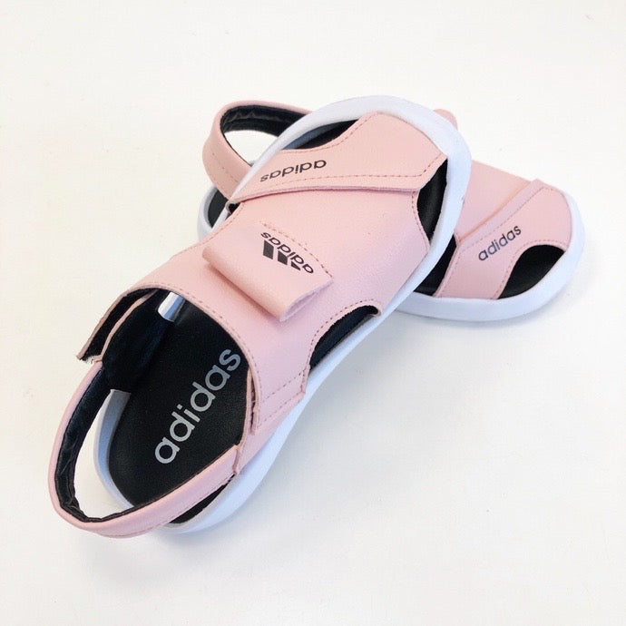 Adidas full leather bread head sandals" pink"
