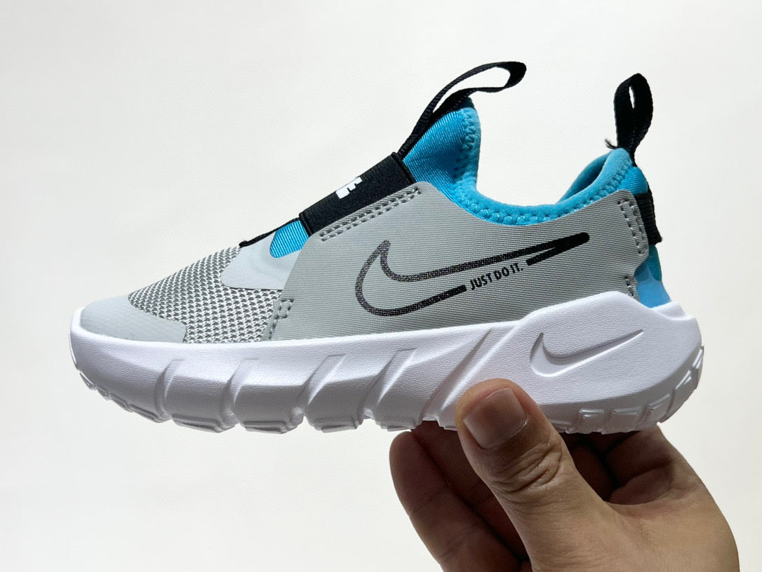Nike's new barefoot slip" gray, blue"