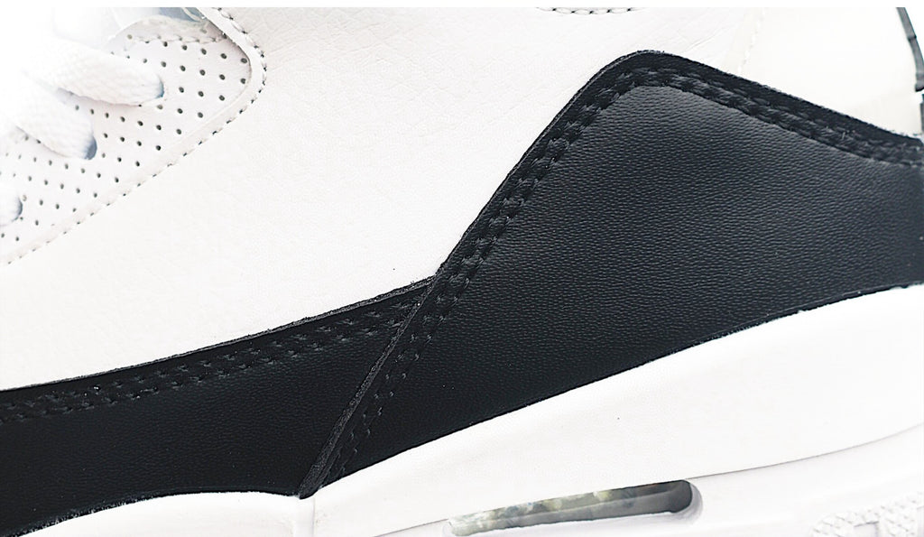 Joe 3 air cushion bottom children's shoes" white, black"