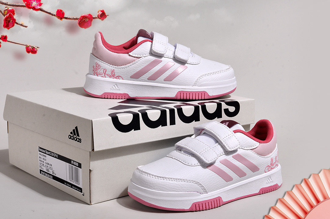 Adidas Velcro Sneakers" white, light pink"