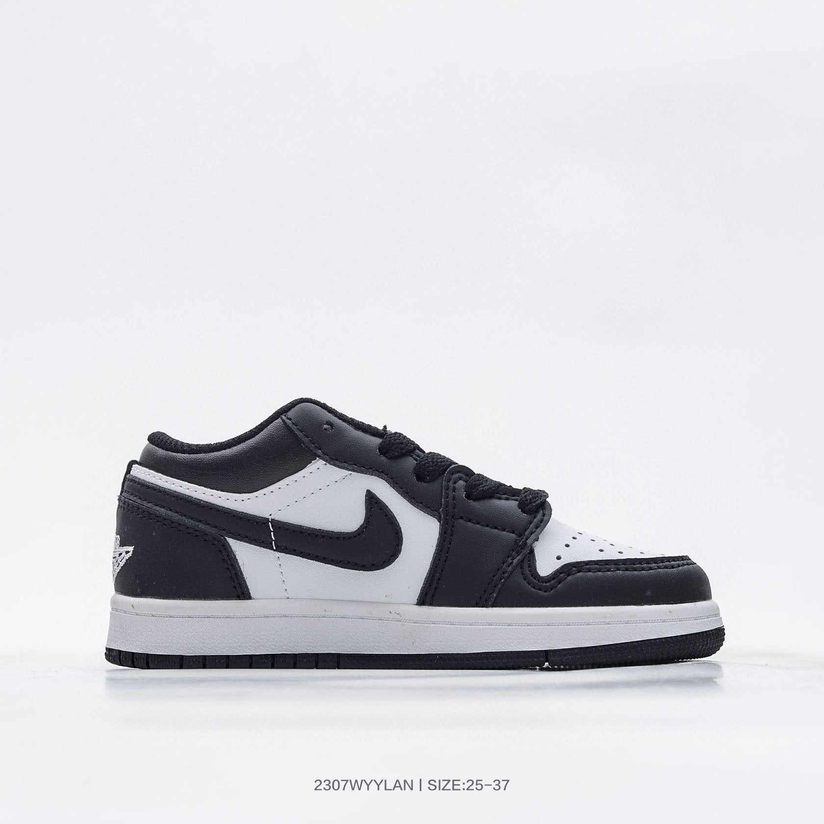 Joe 1 low-top hook series children's shoes" black, white"