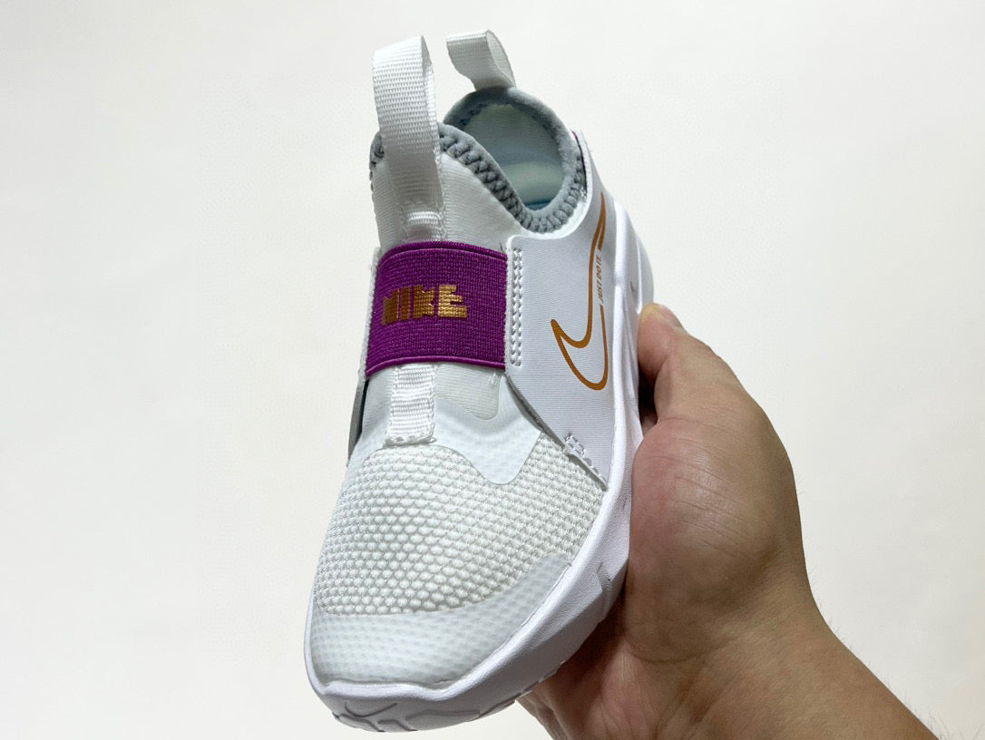 Nike's new barefoot slip" white, purple"
