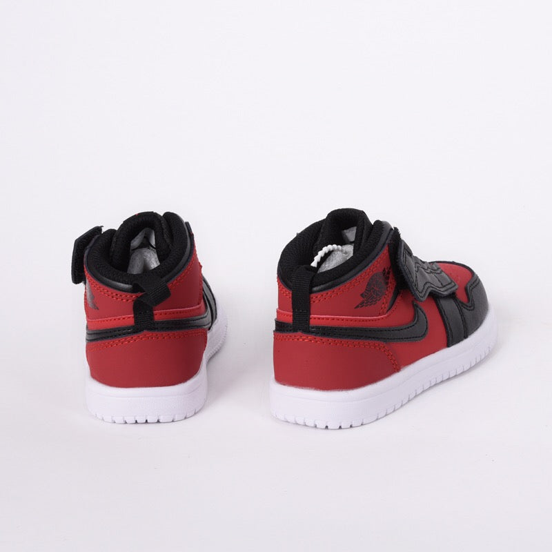 Jordan high top elastic band" black, burgundy"