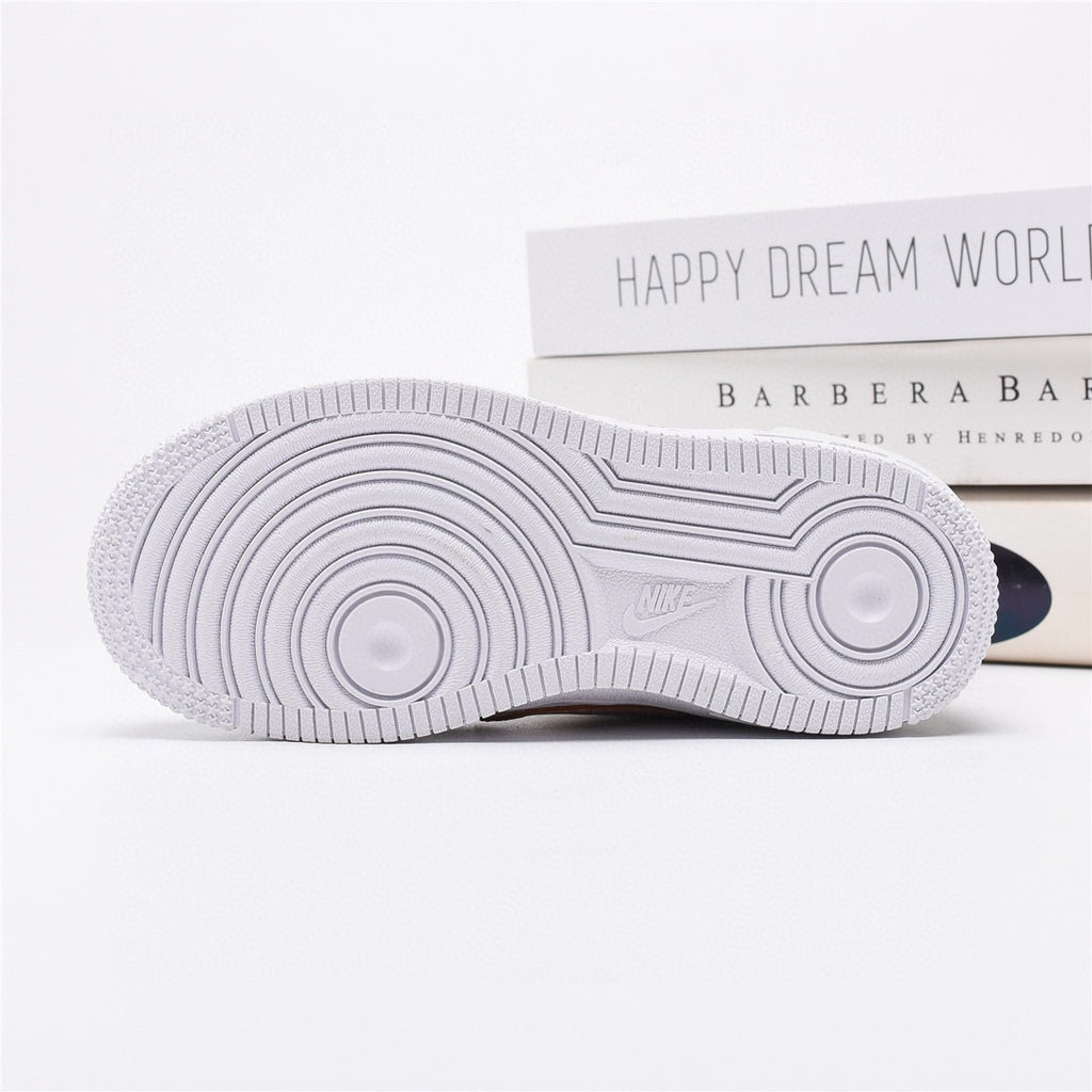 Air Force Macaron Velcro " white, sky blue"