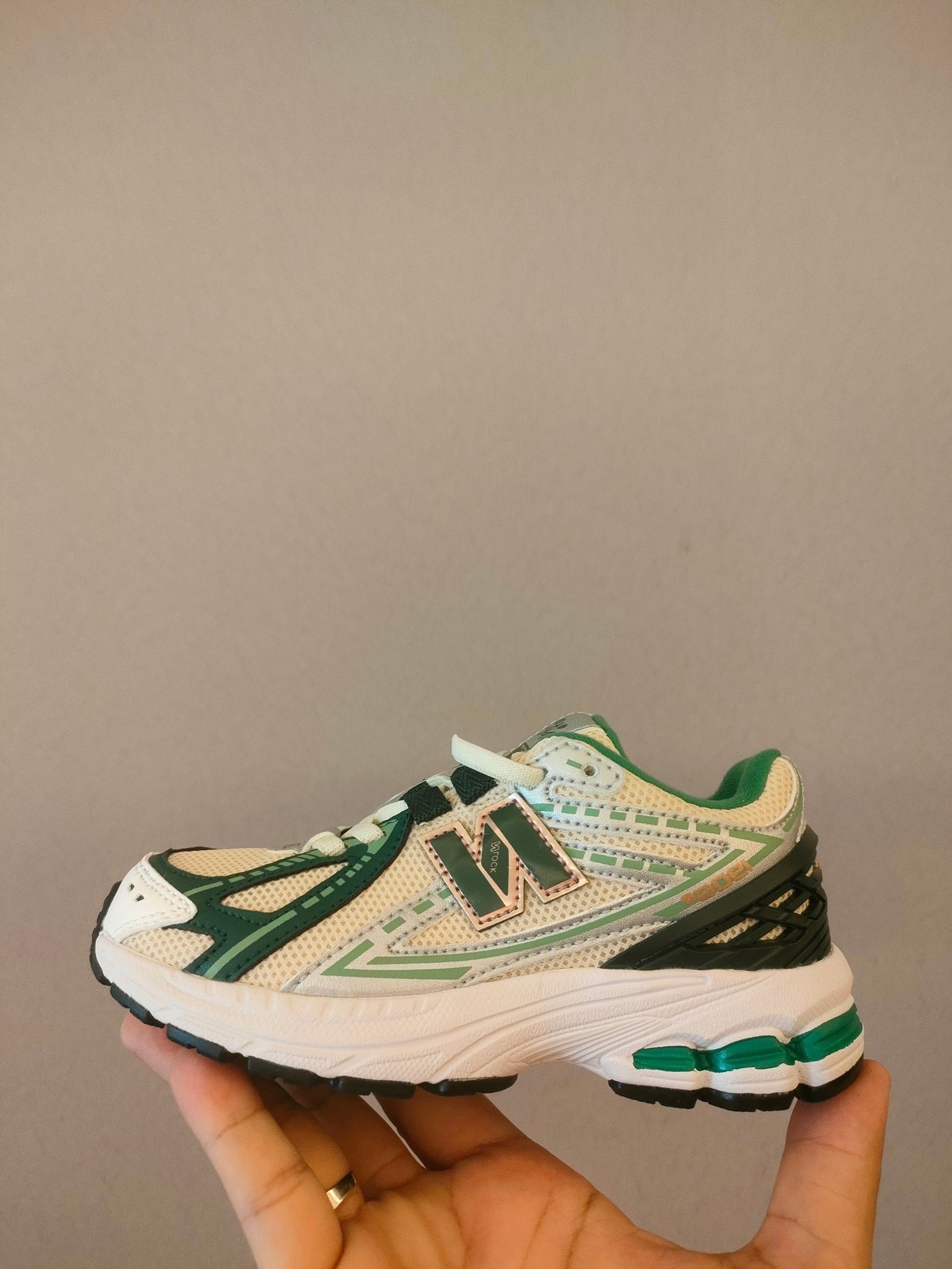 NB1906 parent-child sports shoes" white, green"