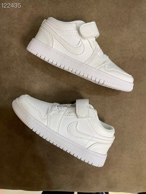 AIR JORDAN 1 low-top Velcro" white"