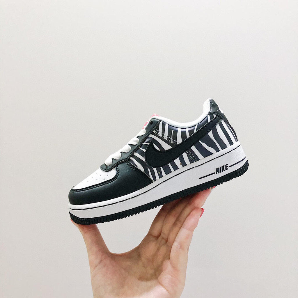 Air Force low-top lace-up sneakers" Black"