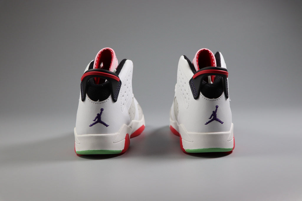 Joe 6 children's basketball shoes " white ,& red"
