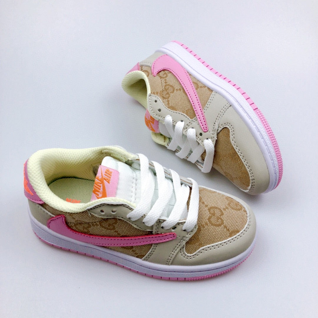 Jordan low-top reverse hook black warrior" beige, pink"