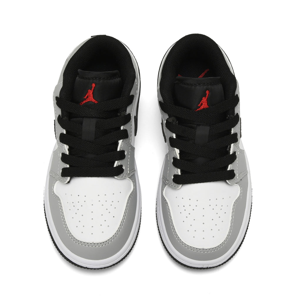 Qiaoyi low-top shoelaces" white, gray"