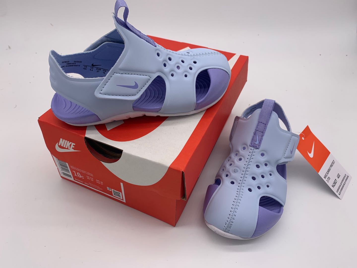 Nike Crocs "  light, pastel lavender"