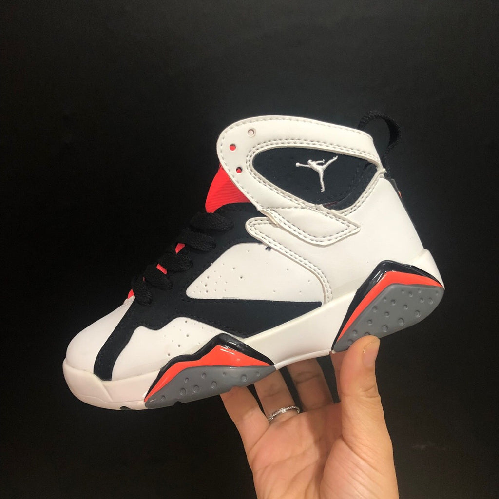 Jordan 7" white, orange"