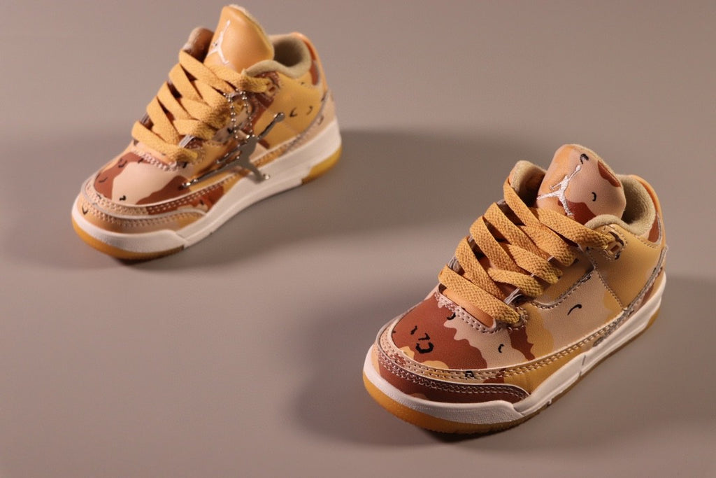 Jordan AJ3 children's shoes" brown, peachy, beige"