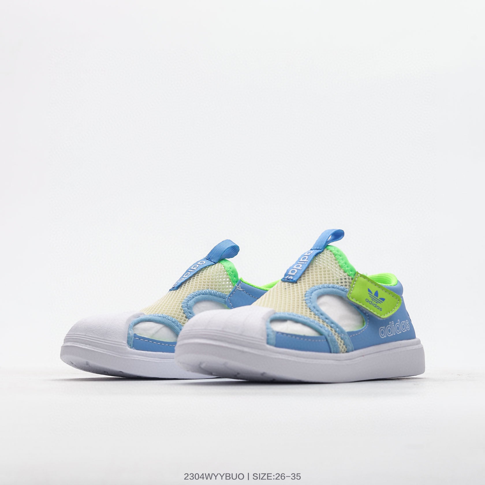 Adidas shell toe joint breathable mesh shoes" sky blue"