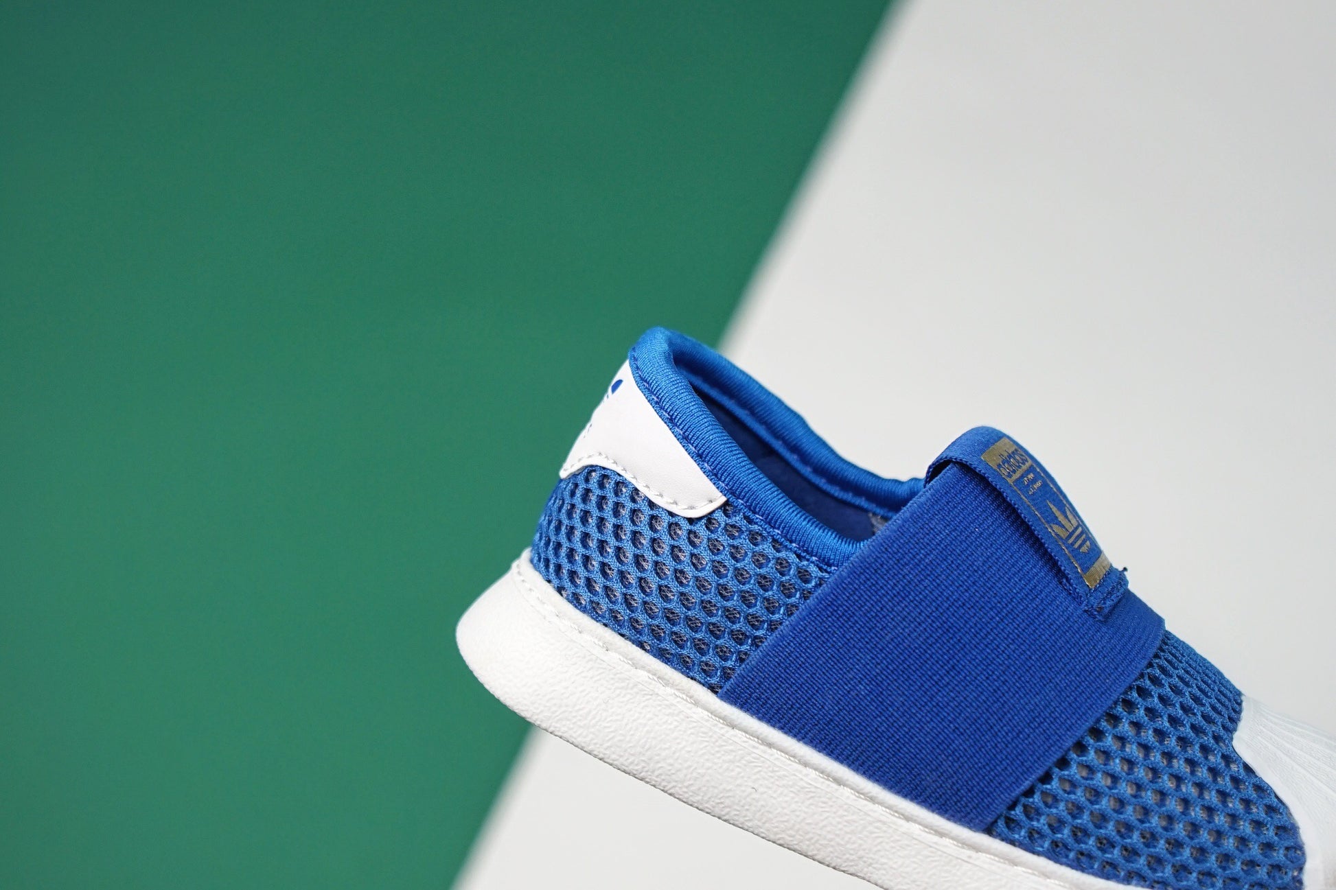 AD one-step soft shell mesh bandage shoes" sky blue"
