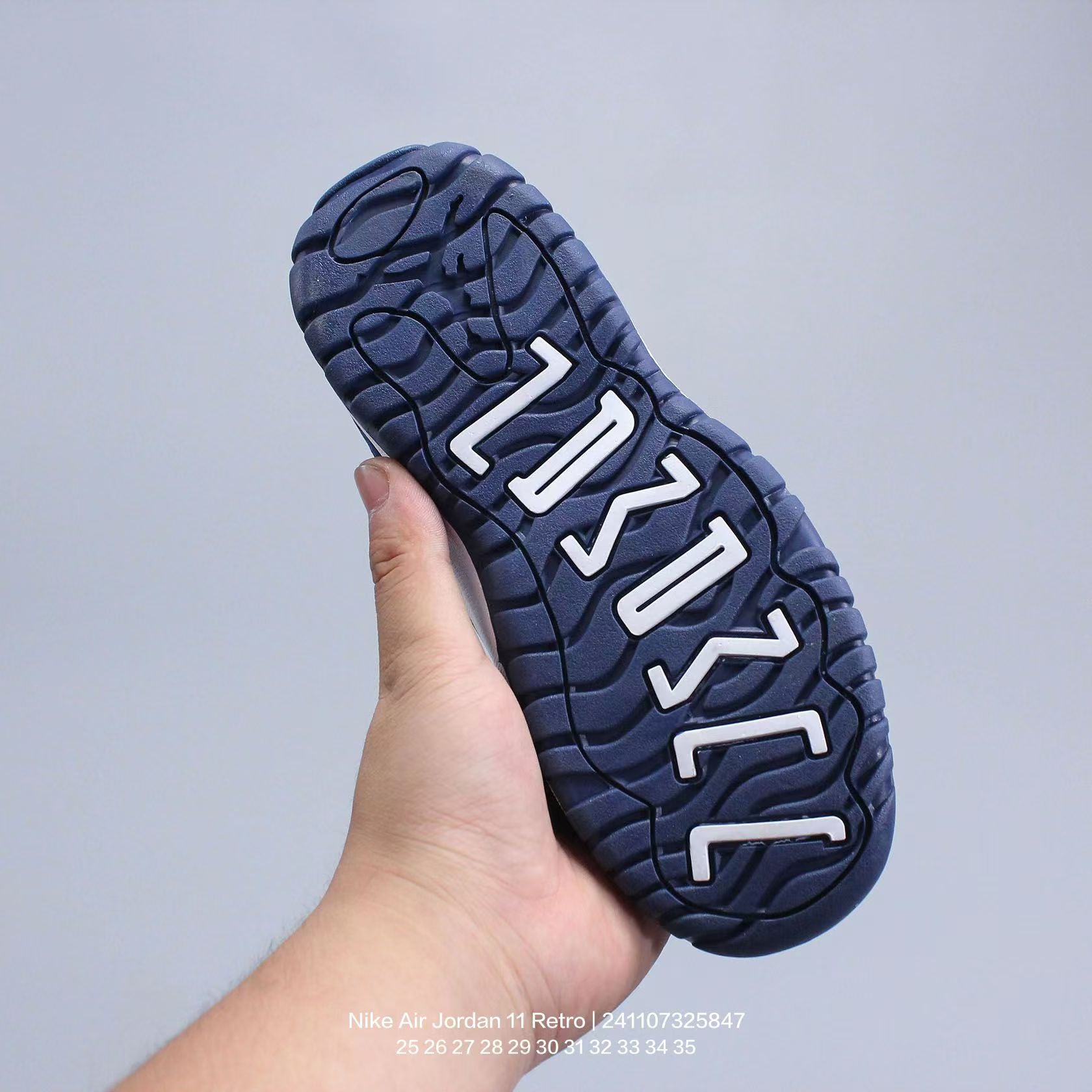 Joe 11 high-top high-quality children's shoes" basketball" Deep blue"