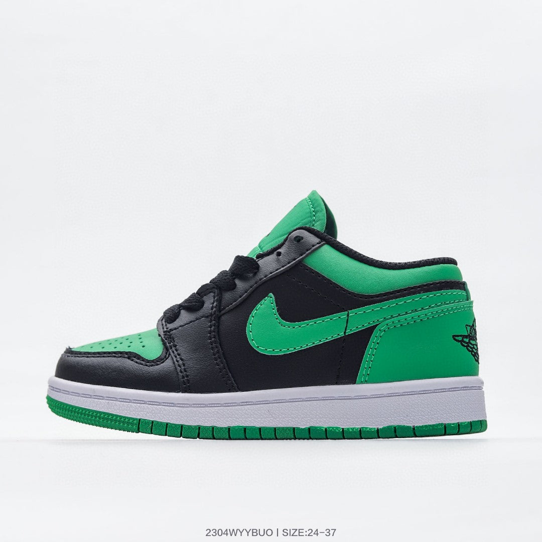 Joe 1 low-top children's shoes" black, green"