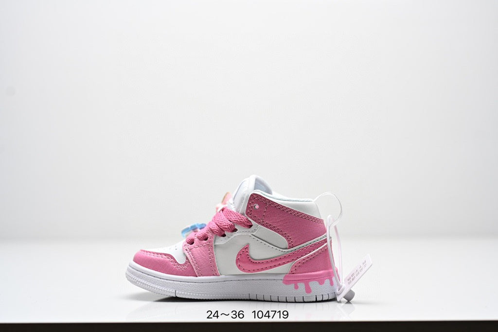 Children's shoes Air Jordan 1/ Basketball" white, pink"